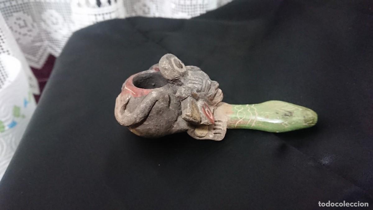 Pipas de fumar: Pipa de colecci&oacute;n, de barro y esmalte - Foto 9
