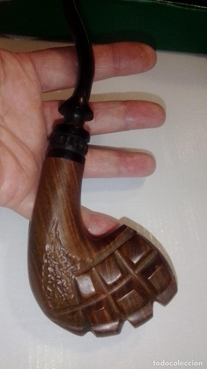 Pipas de fumar: PIPA MADERA TALLADA SIN USO - Foto 3
