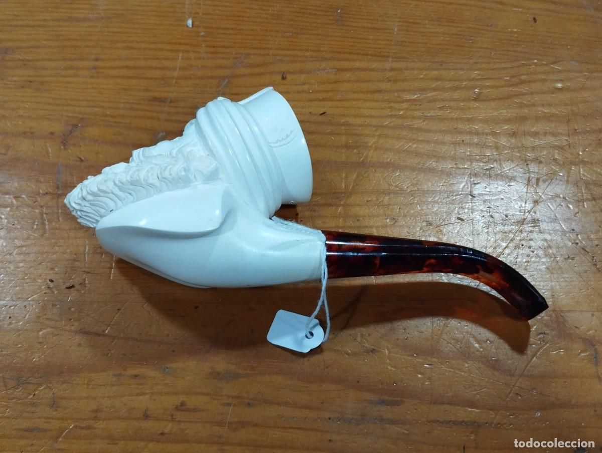 Pipas de fumar: PIPA ESPUMA DE MAR TALLADA. - Foto 1