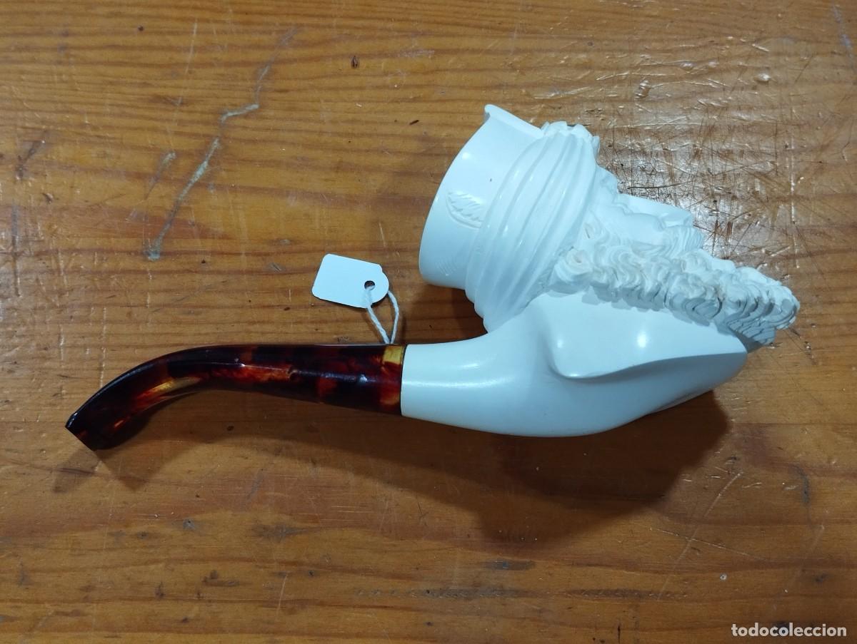 Pipas de fumar: PIPA ESPUMA DE MAR TALLADA. - Foto 2