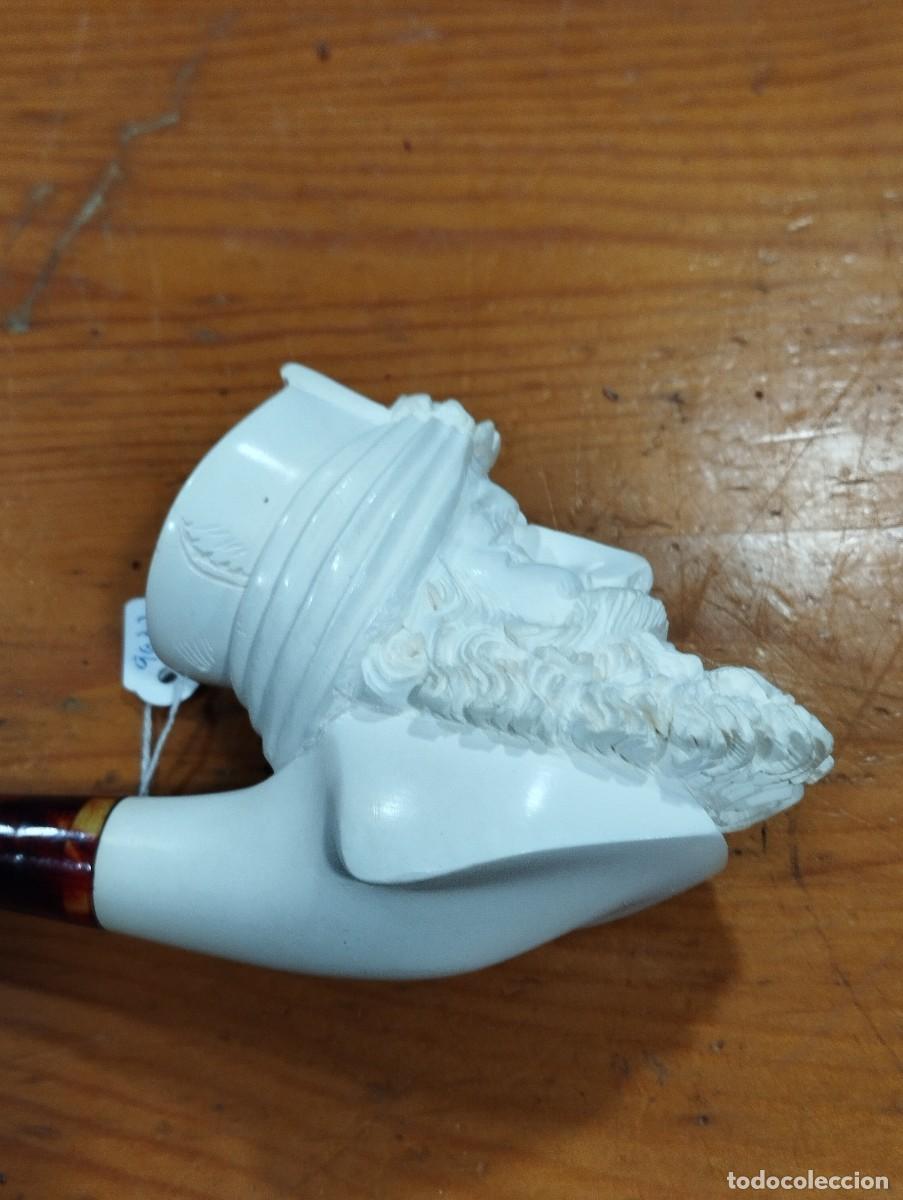 Pipas de fumar: PIPA ESPUMA DE MAR TALLADA. - Foto 4