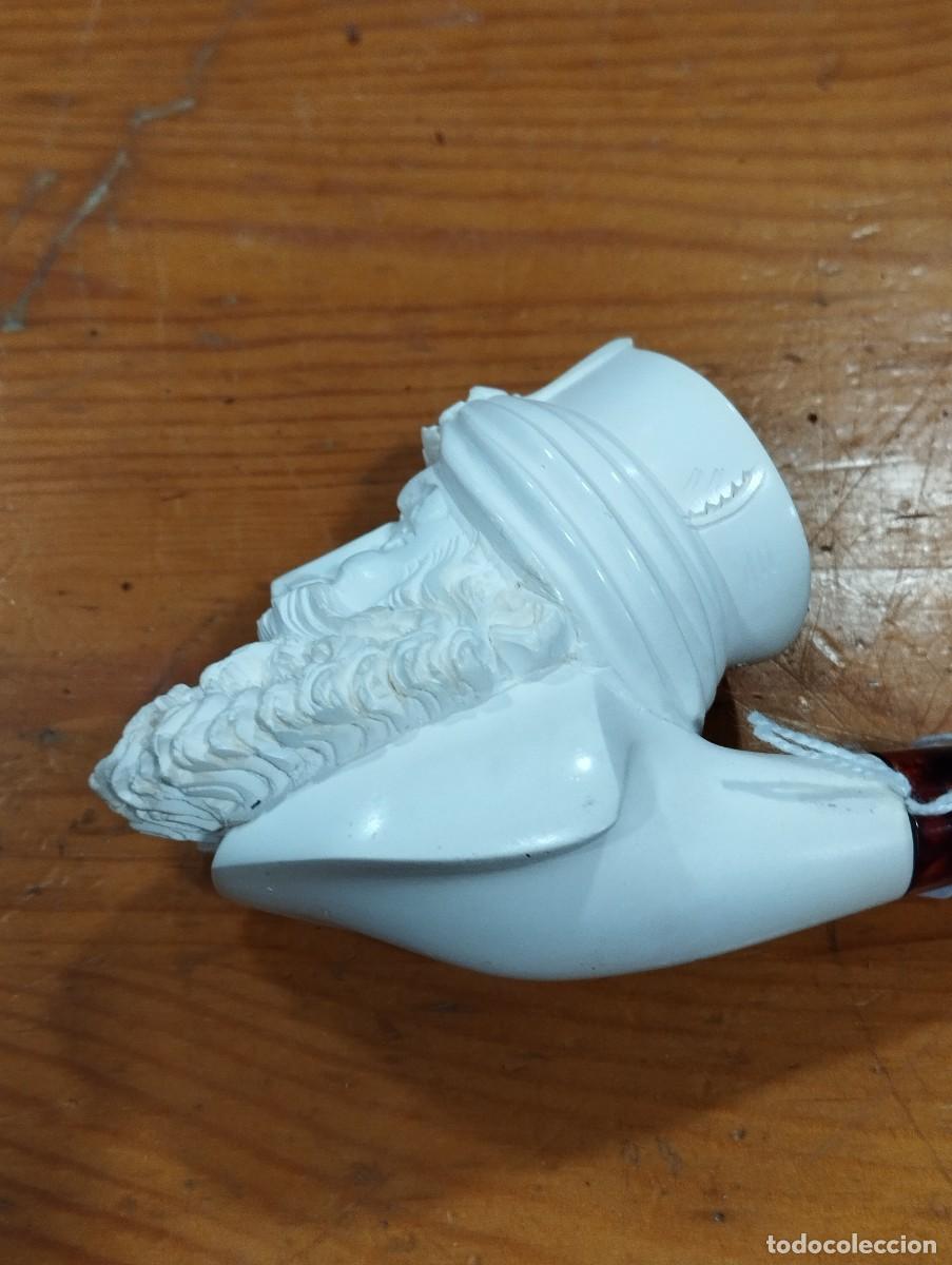 Pipas de fumar: PIPA ESPUMA DE MAR TALLADA. - Foto 5