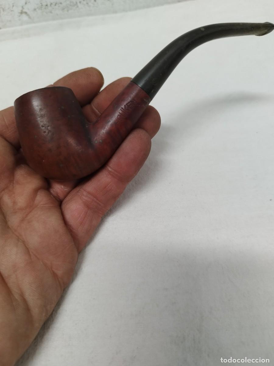 Pipas de fumar: Antigua pipa de fumar tabaco, Marca Bruken. - Foto 1