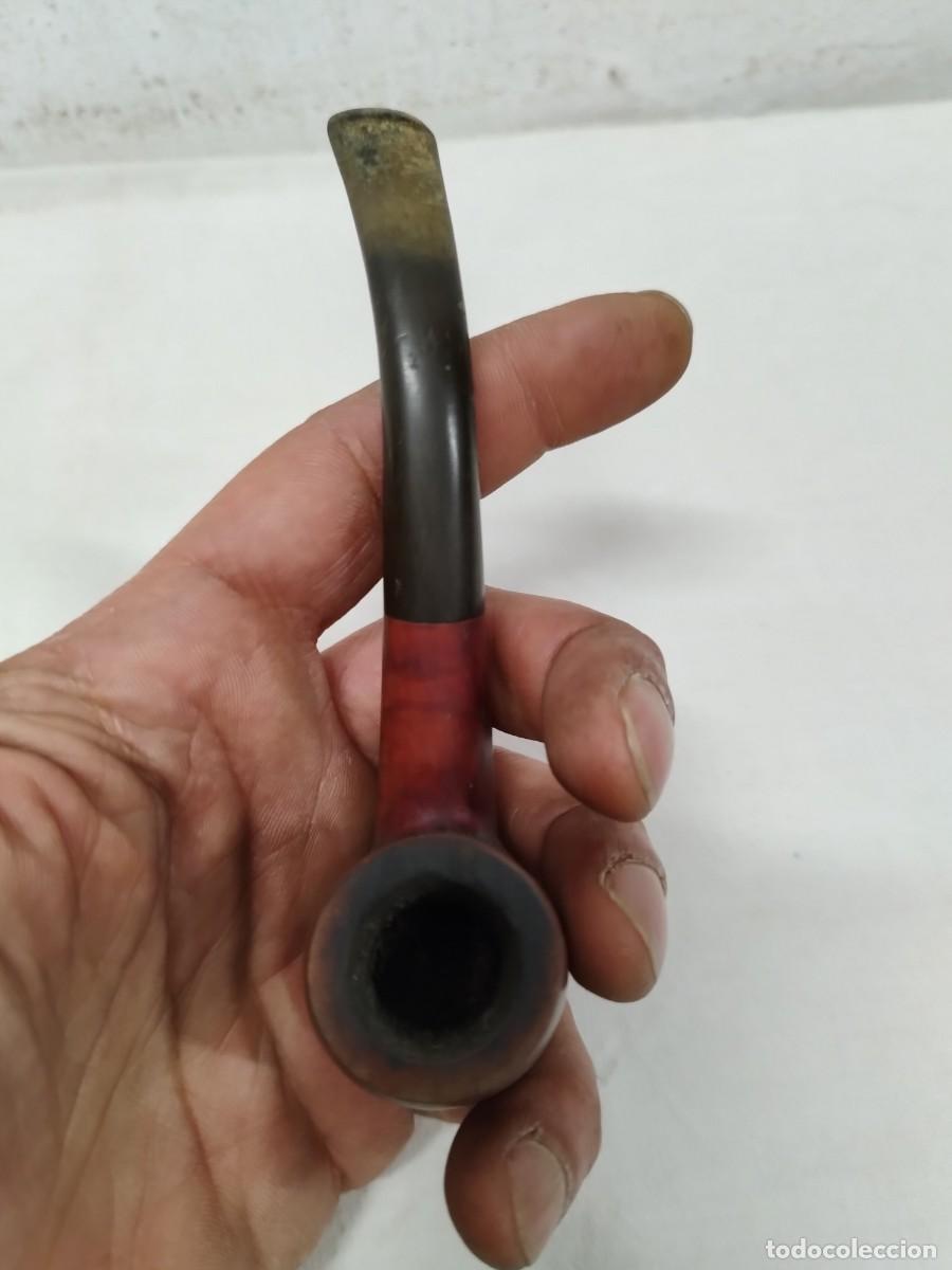 Pipas de fumar: Antigua pipa de fumar tabaco, Marca Bruken. - Foto 2