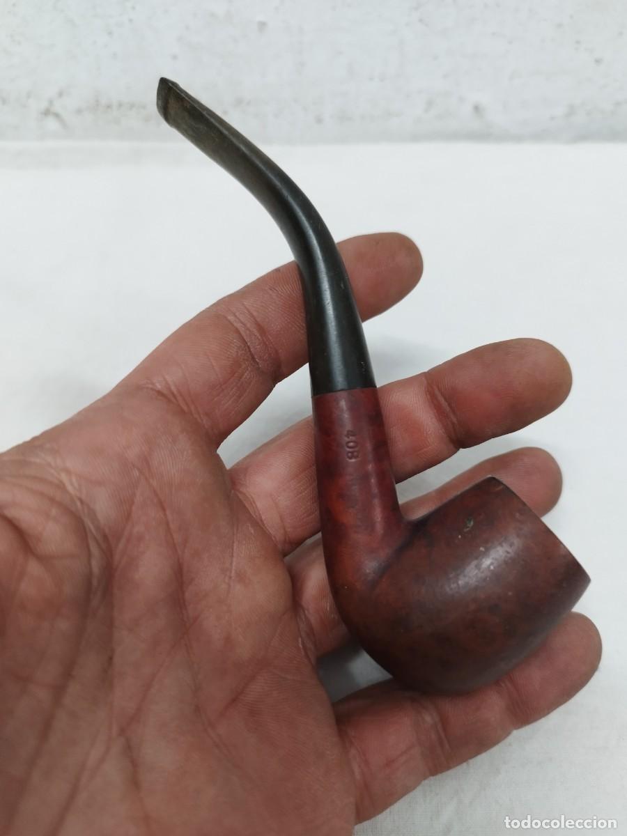 Pipas de fumar: Antigua pipa de fumar tabaco, Marca Bruken. - Foto 5