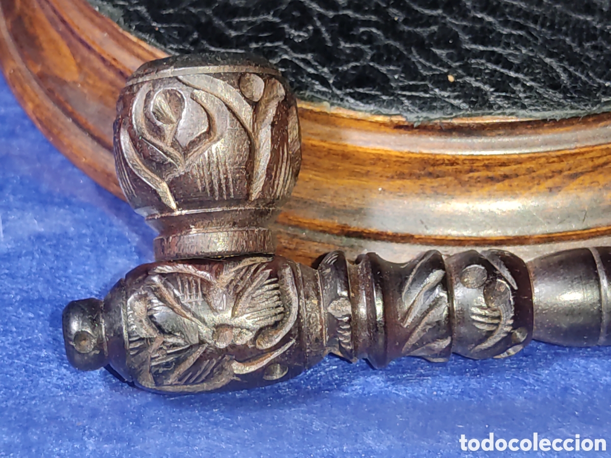 Pipas de fumar: Pipa de madera de &eacute;bano tallada. - Foto 4