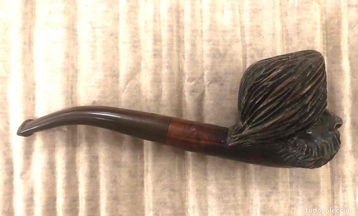 Pipas de fumar: PIPA MADERA MARCA VICTA, EN FORMA DE BUSTO - Foto 3