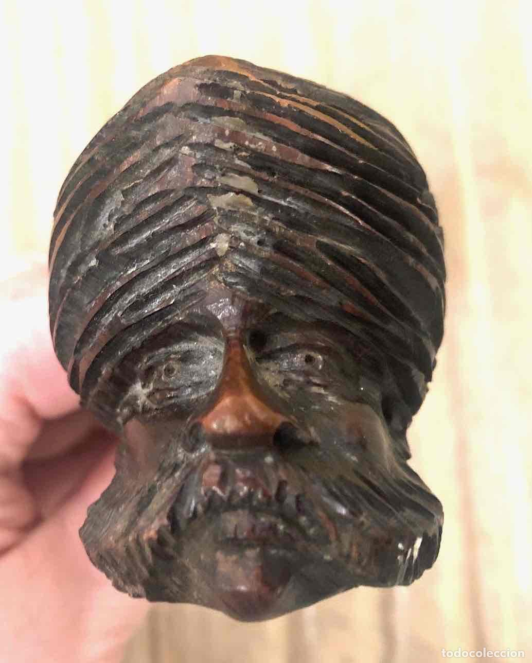 Pipas de fumar: PIPA MADERA MARCA VICTA, EN FORMA DE BUSTO - Foto 1