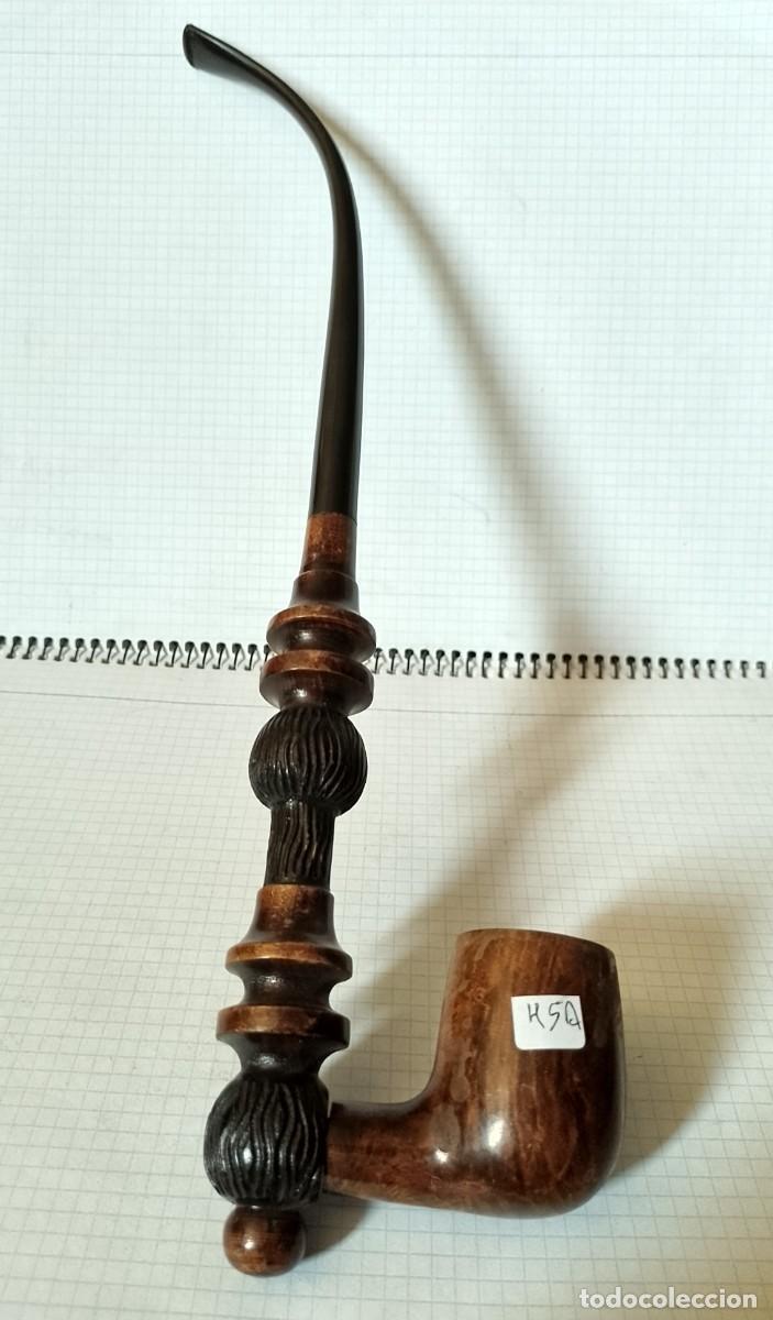 Pipas de fumar: Pipa de fumar de madera trabajada - Foto 1