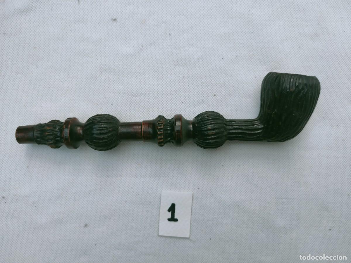 Pipas de fumar: PIPA DE FUMAR. MADERA TALLADA . - Foto 1