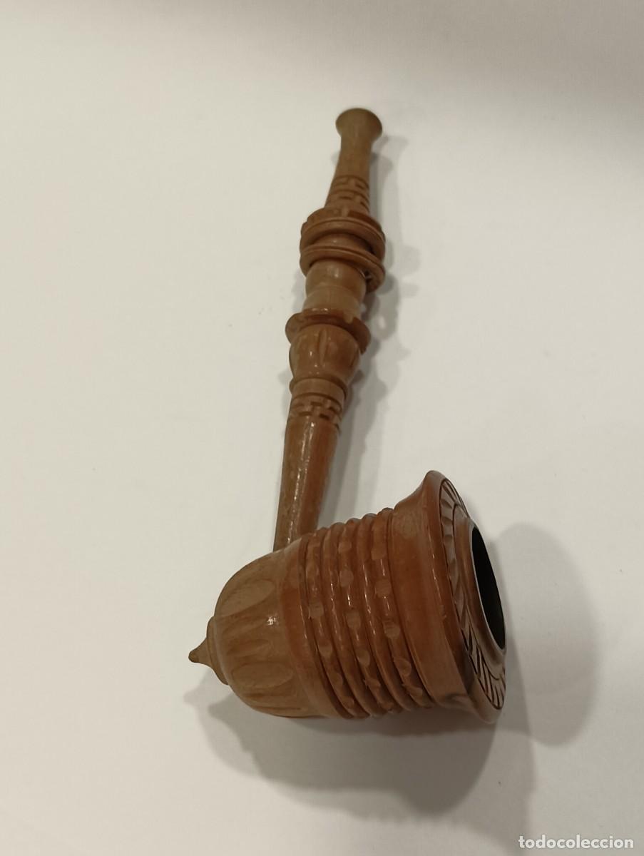 Pipas de fumar: PIPA DE TABACO TALLADA A MANO - Foto 2