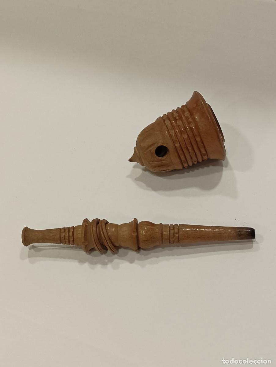 Pipas de fumar: PIPA DE TABACO TALLADA A MANO - Foto 4