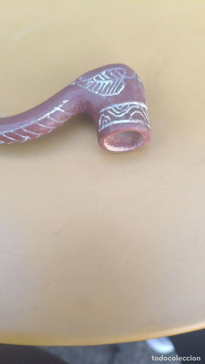 Pipas de fumar: Pipe en c&eacute;ramique orientale 1900 - Foto 3
