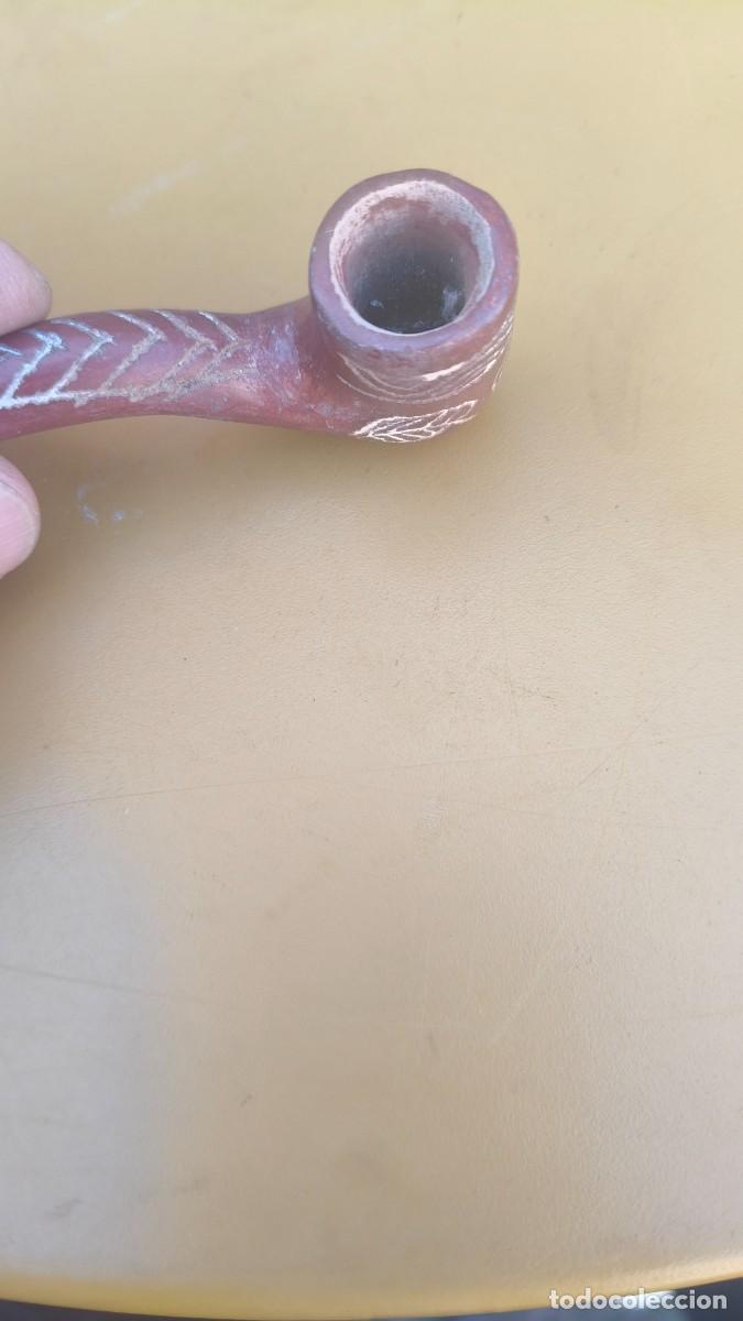 Pipas de fumar: Pipe en c&eacute;ramique orientale 1900 - Foto 6