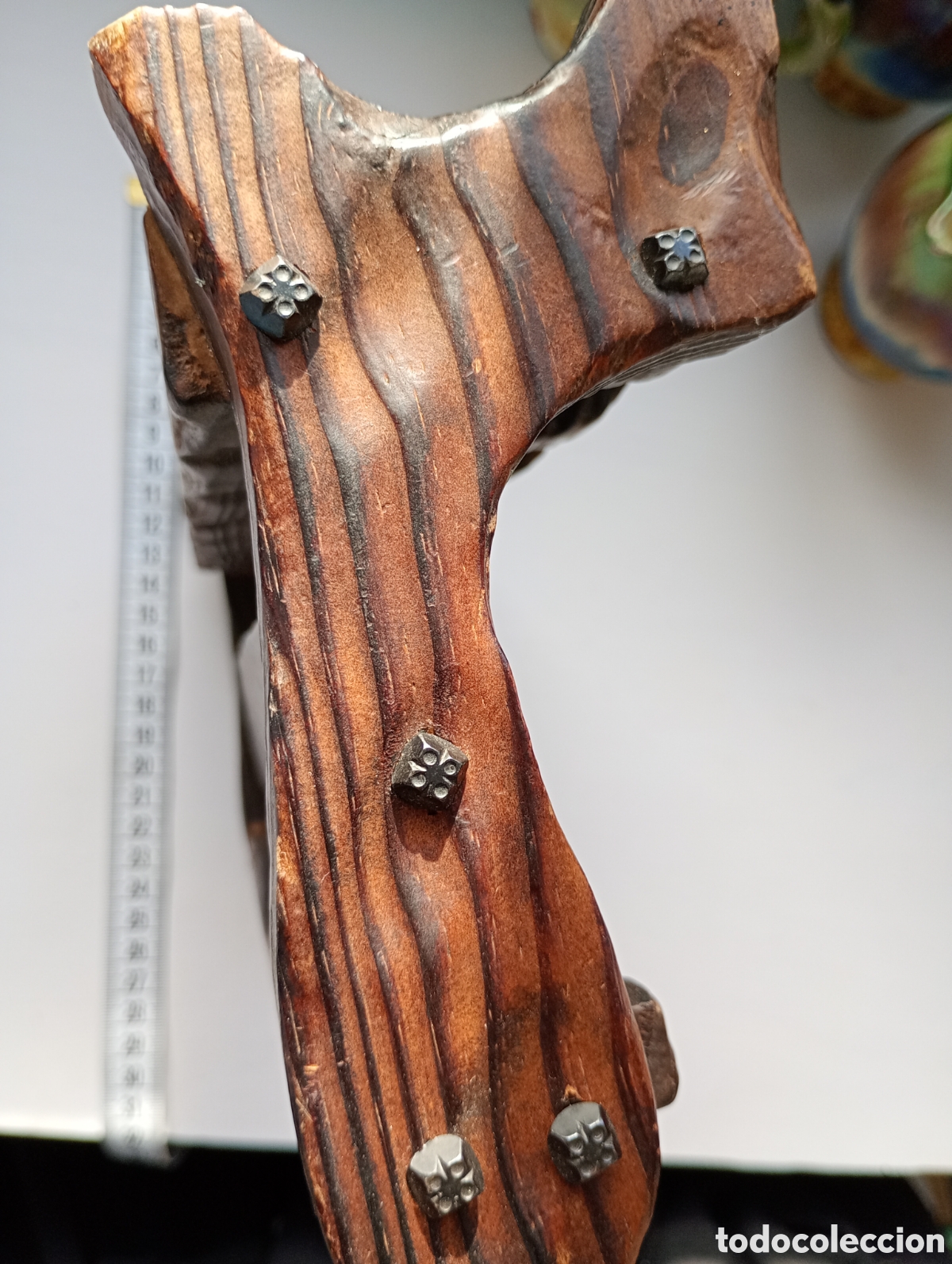 Pipas de fumar: Soporte para 5 pipas, de madera - Foto 4