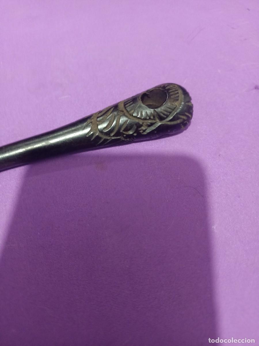 Pipas de fumar: pipa de madera tallada - Foto 3