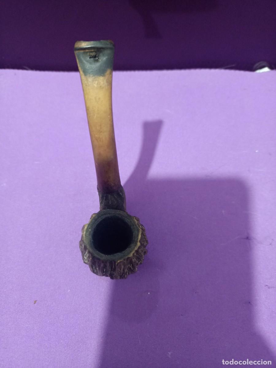 Pipas de fumar: pipa de madera en forma de tronco - Foto 2