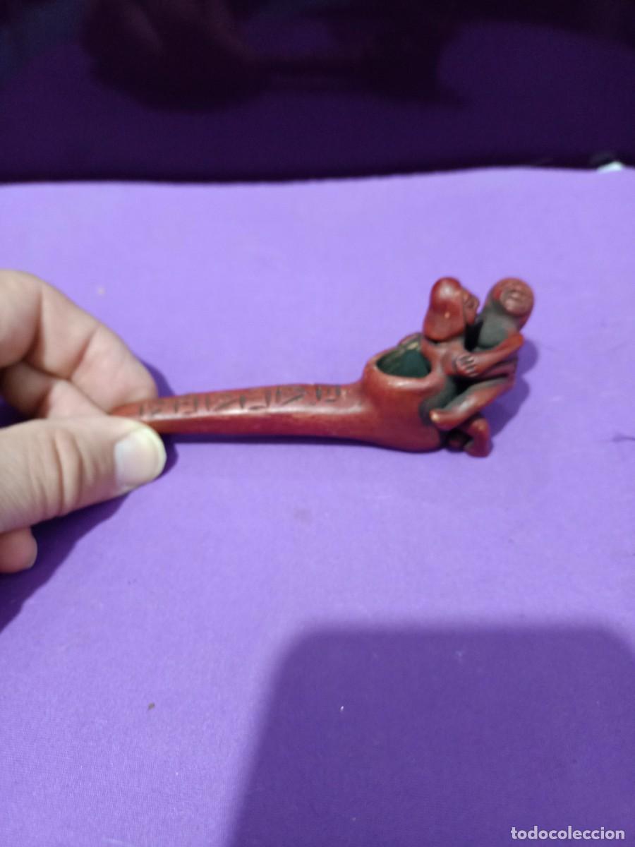 Pipas de fumar: pipa de arcilla roja - Foto 1