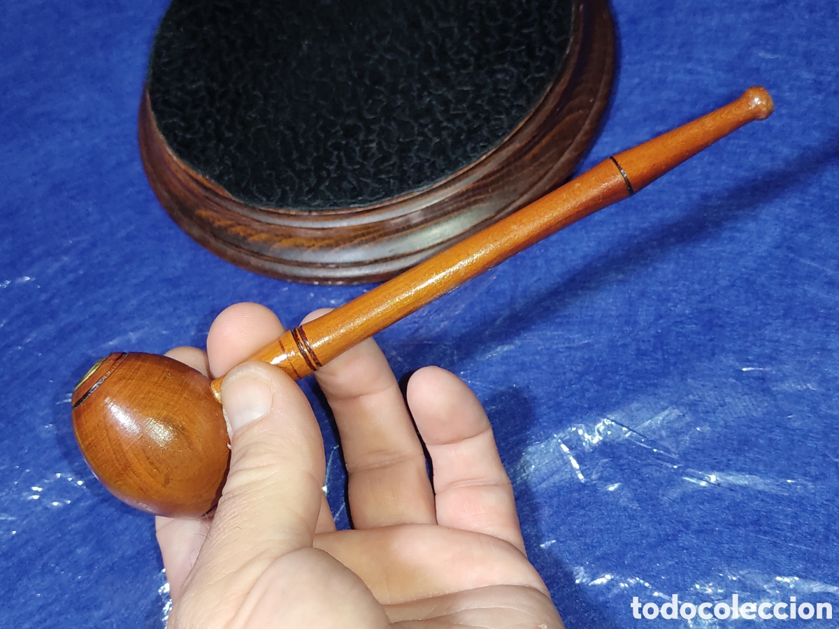 Pipas de fumar: Pipa de madera alargada o cachimba. - Foto 2