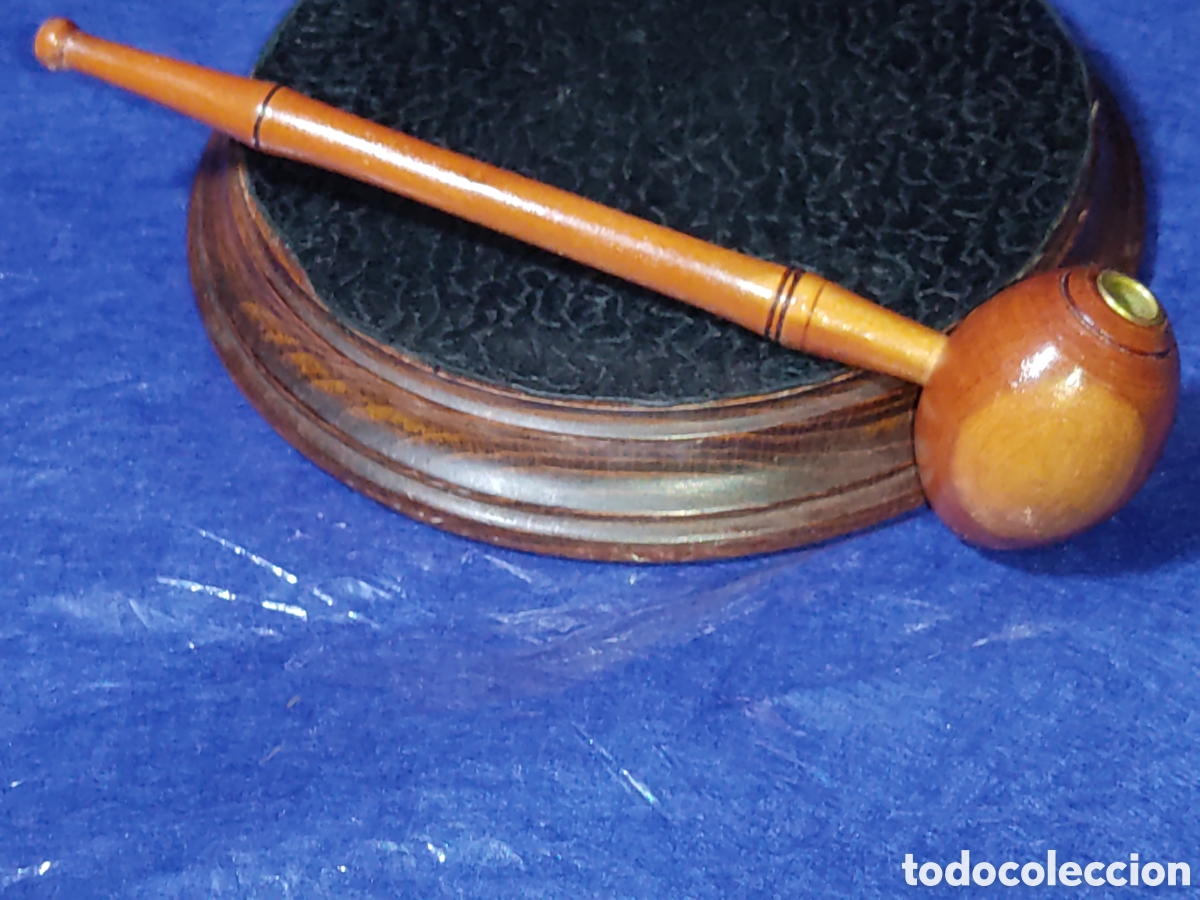 Pipas de fumar: Pipa de madera alargada o cachimba. - Foto 1