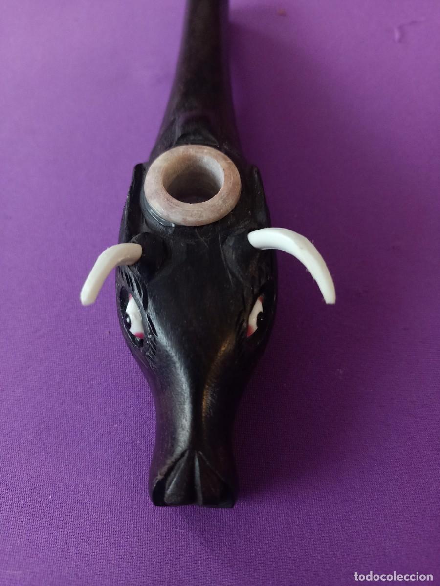 Pipas de fumar: pipa con cabeza de javali - Foto 2