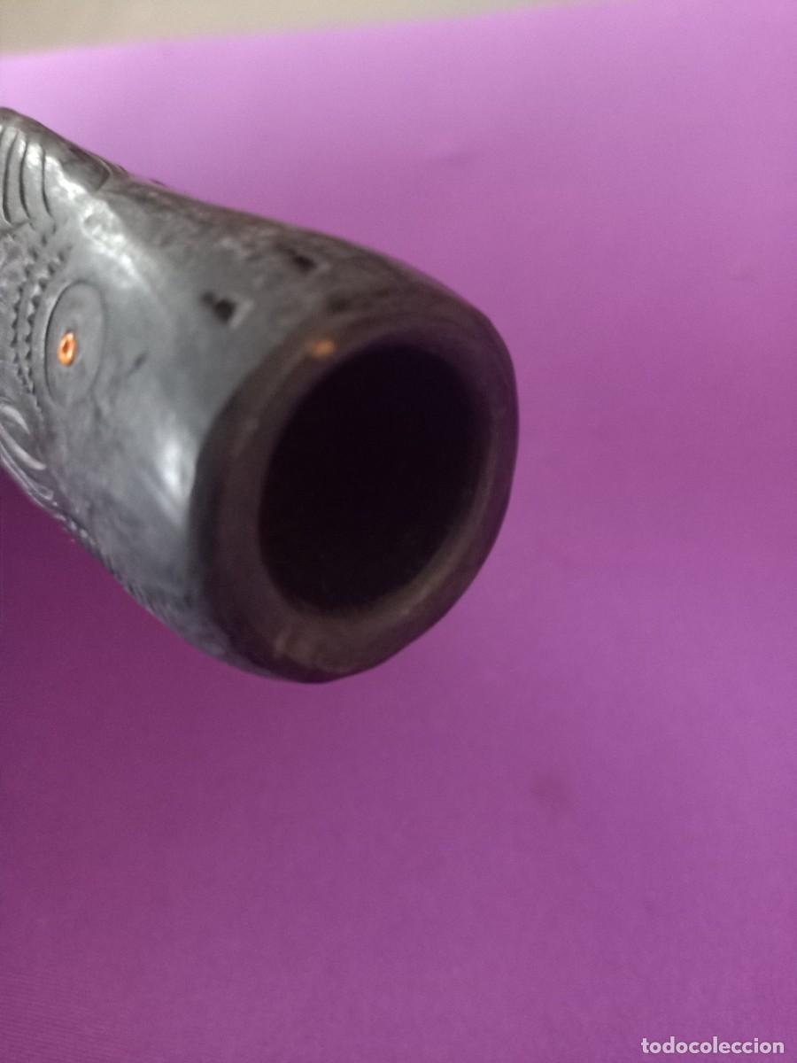 Pipas de fumar: pipa metal en forma de pez - Foto 2