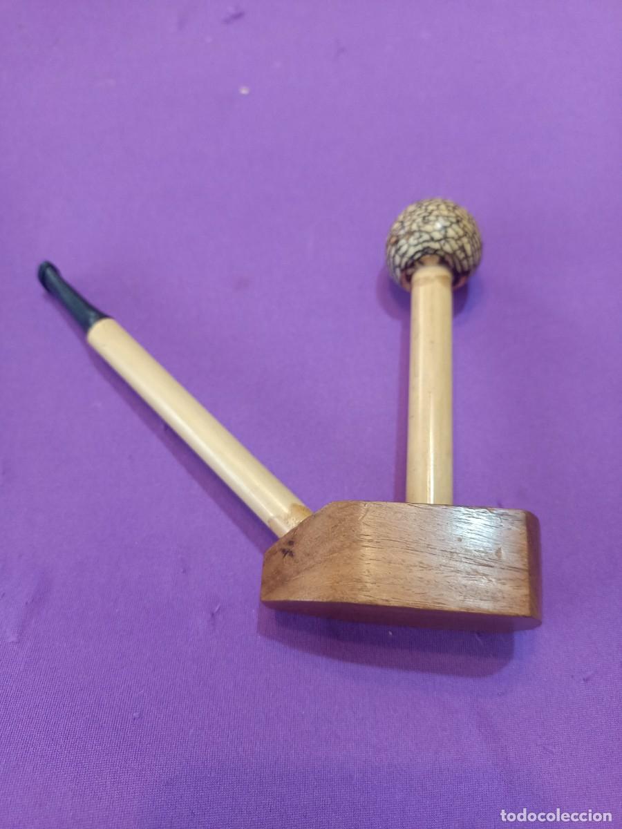Pipas de fumar: pipa madera en forma de plancha - Foto 1