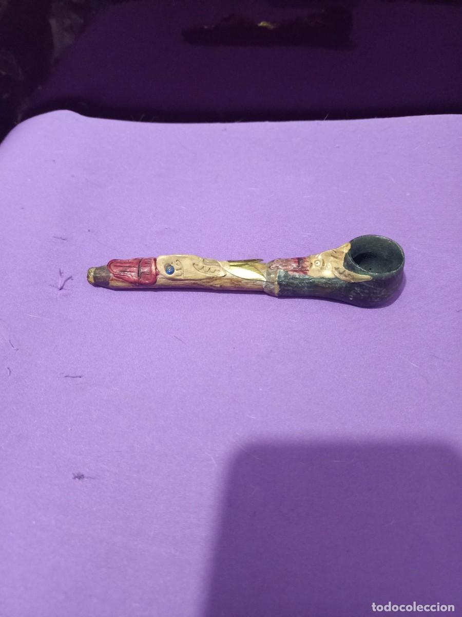 Pipas de fumar: pipa alargada con dos caras - Foto 1