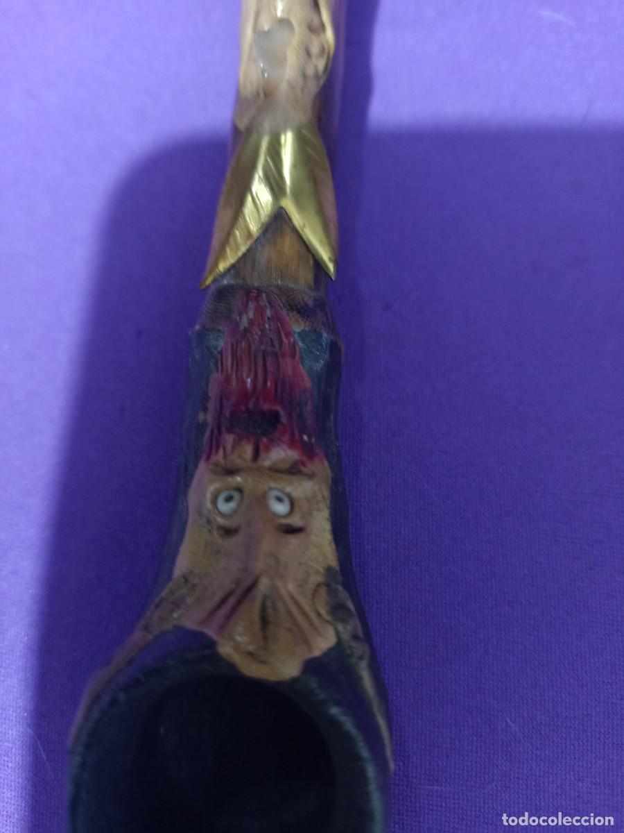 Pipas de fumar: pipa alargada con dos caras - Foto 3
