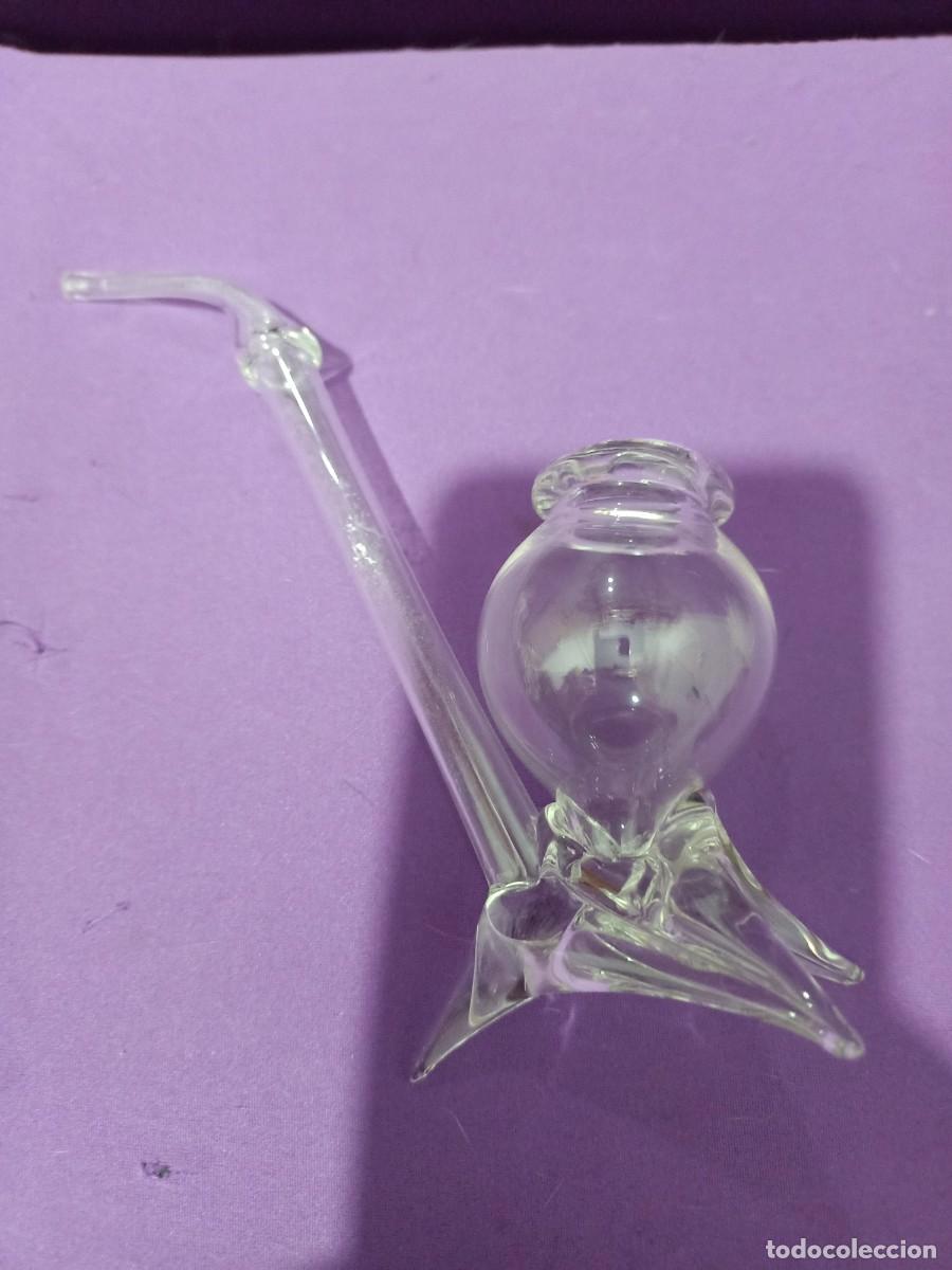Pipas de fumar: pipa de vidrio con soporte - Foto 1