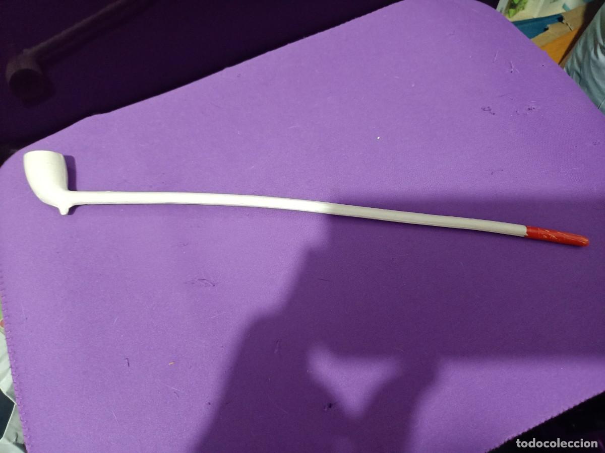 Pipas de fumar: pipa alargada blanca - Foto 1