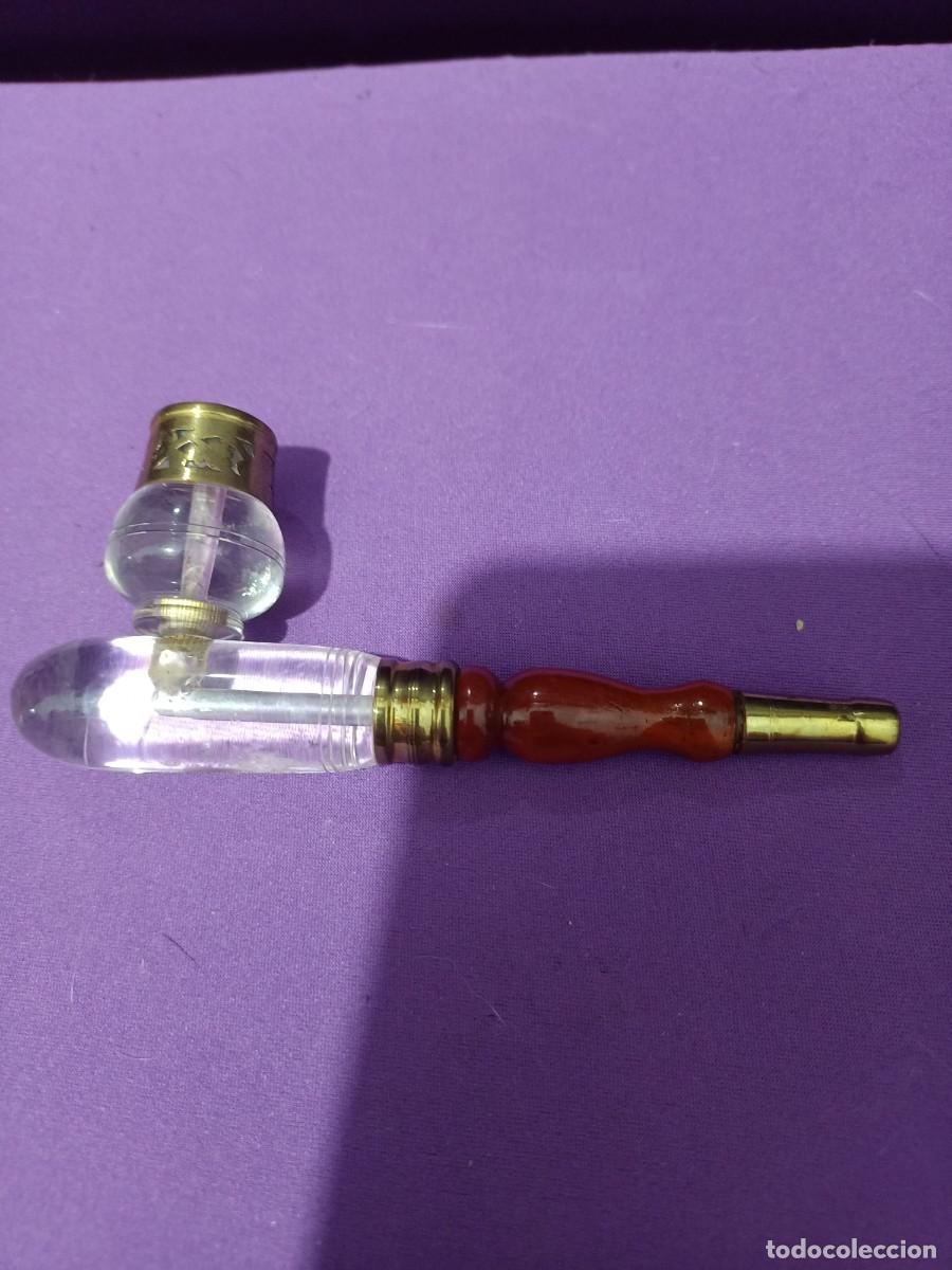 Pipas de fumar: pipa de madera y cristal - Foto 1