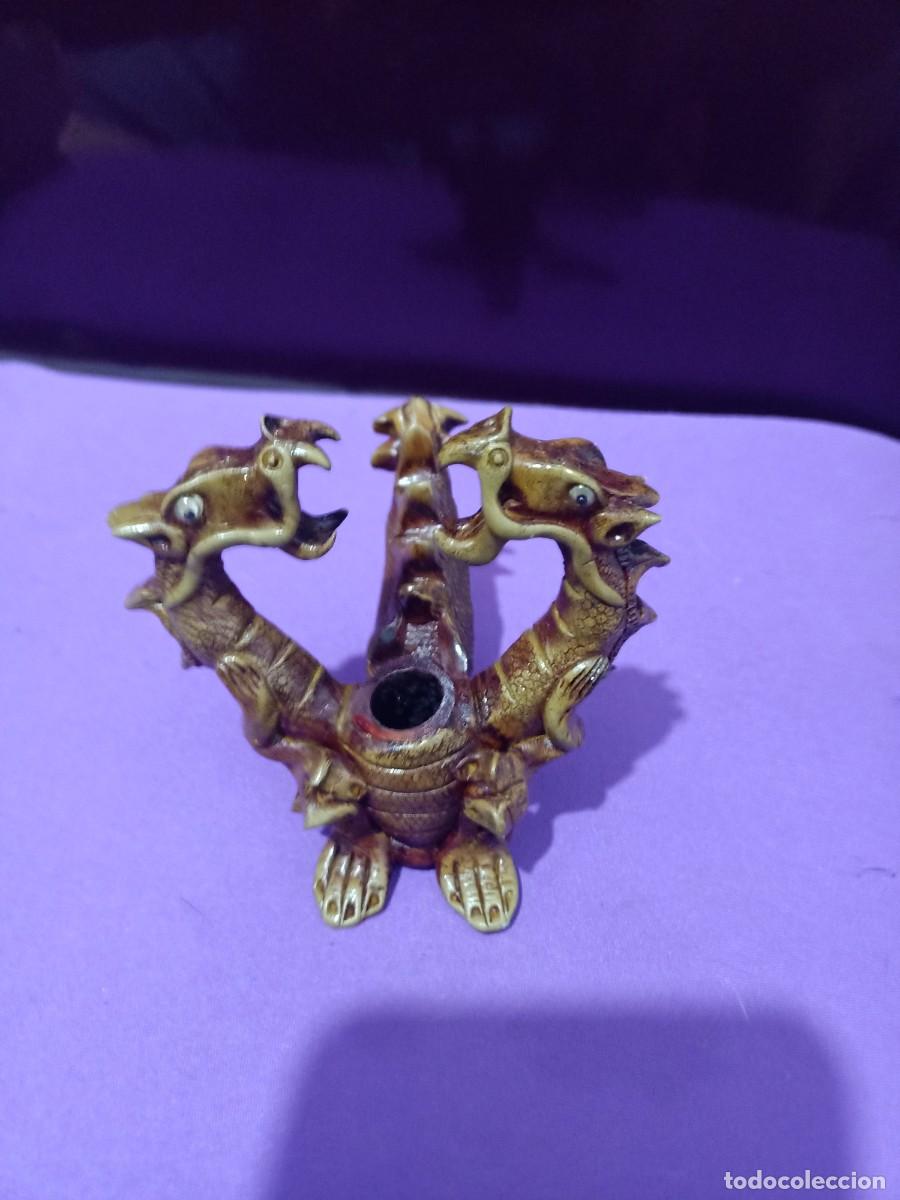 Pipas de fumar: pipa con dos dragones - Foto 1