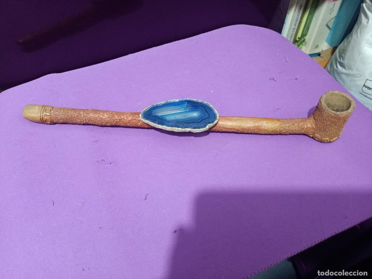 Pipas de fumar: pipa de madera larga - Foto 1