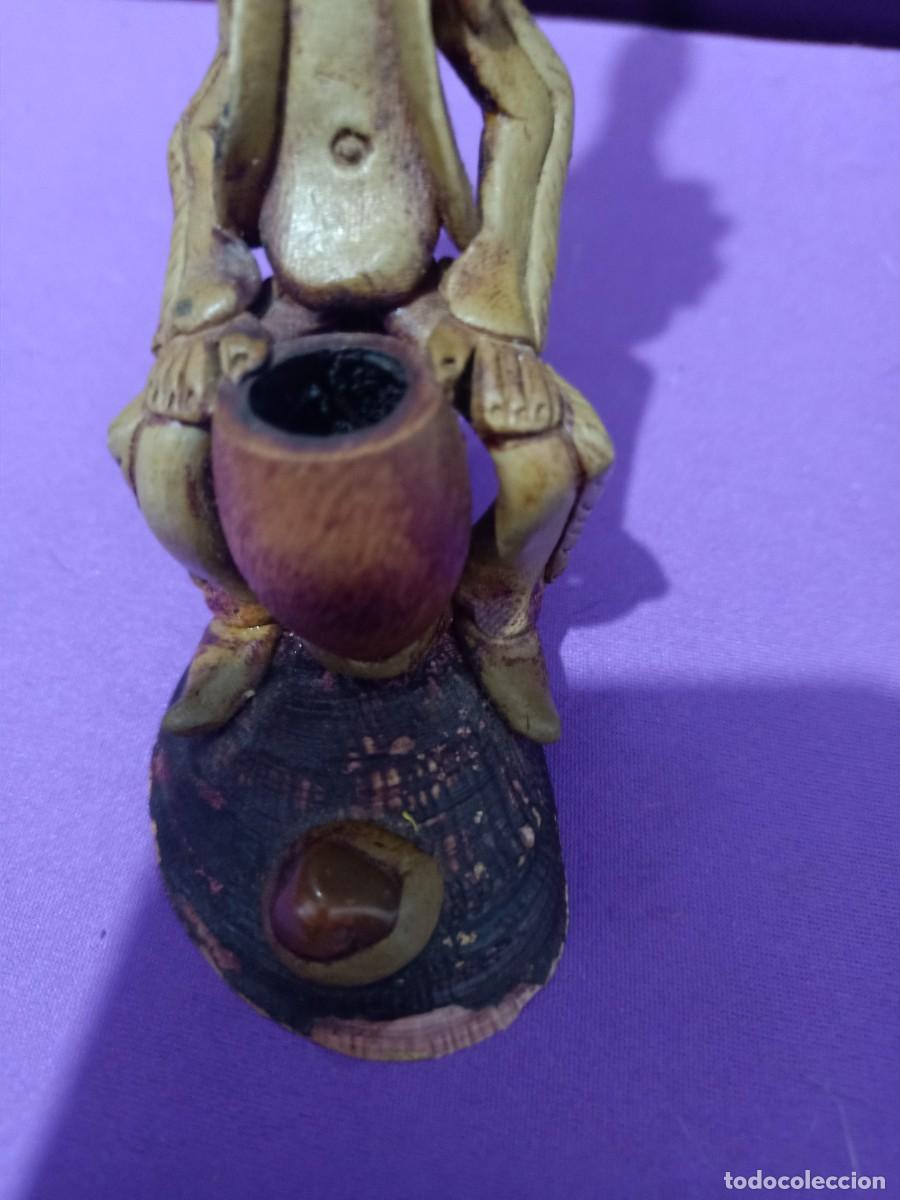 Pipas de fumar: pipa con concha de mejillon - Foto 3