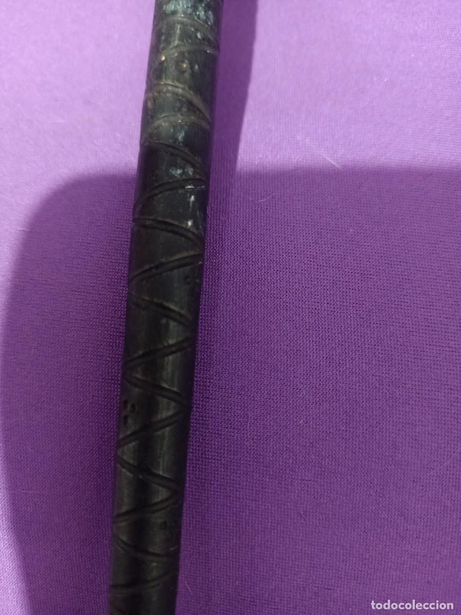 Pipas de fumar: pipa de madera negra grabada - Foto 2