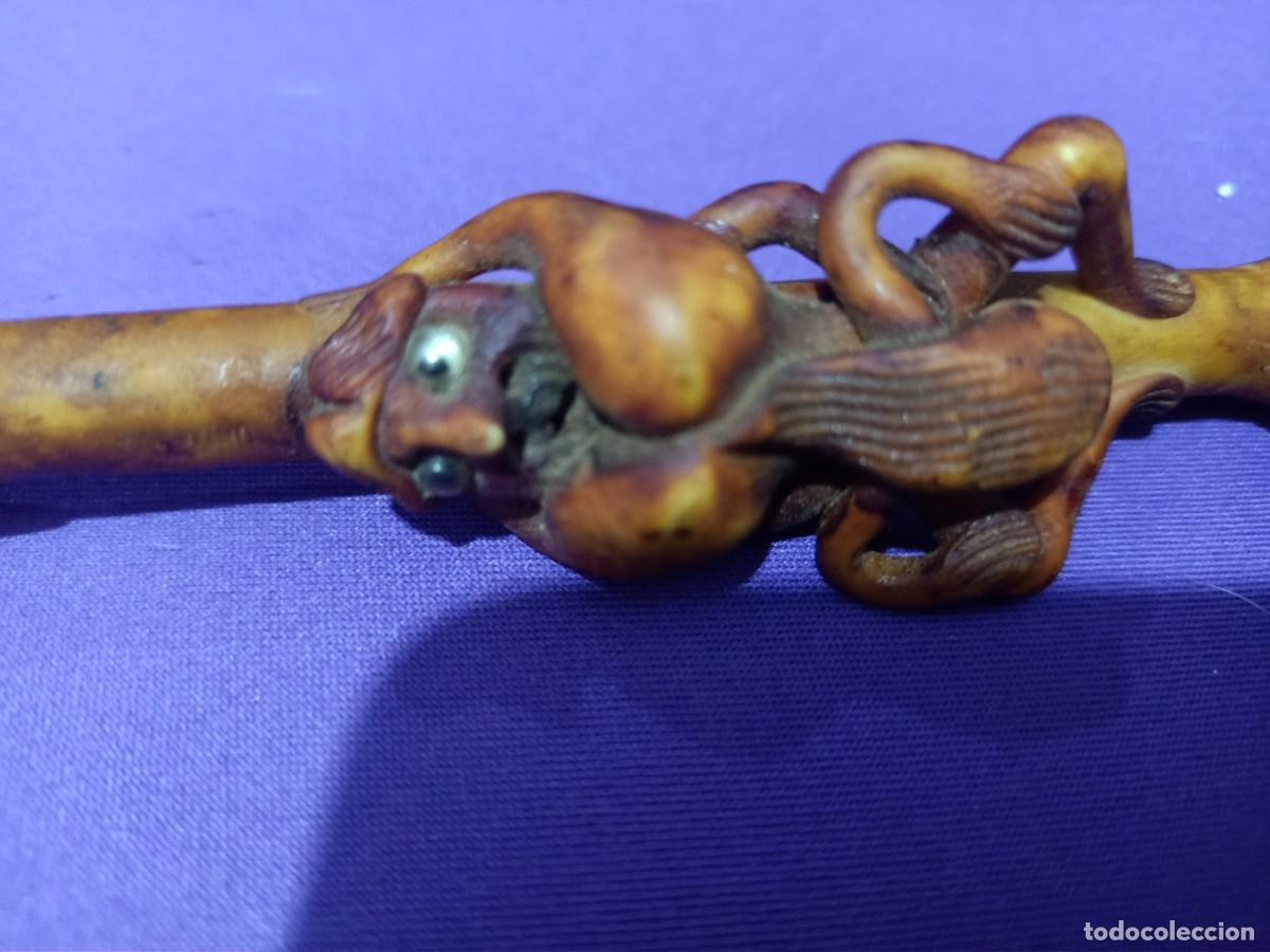Pipas de fumar: pipa de madera con ojos - Foto 2