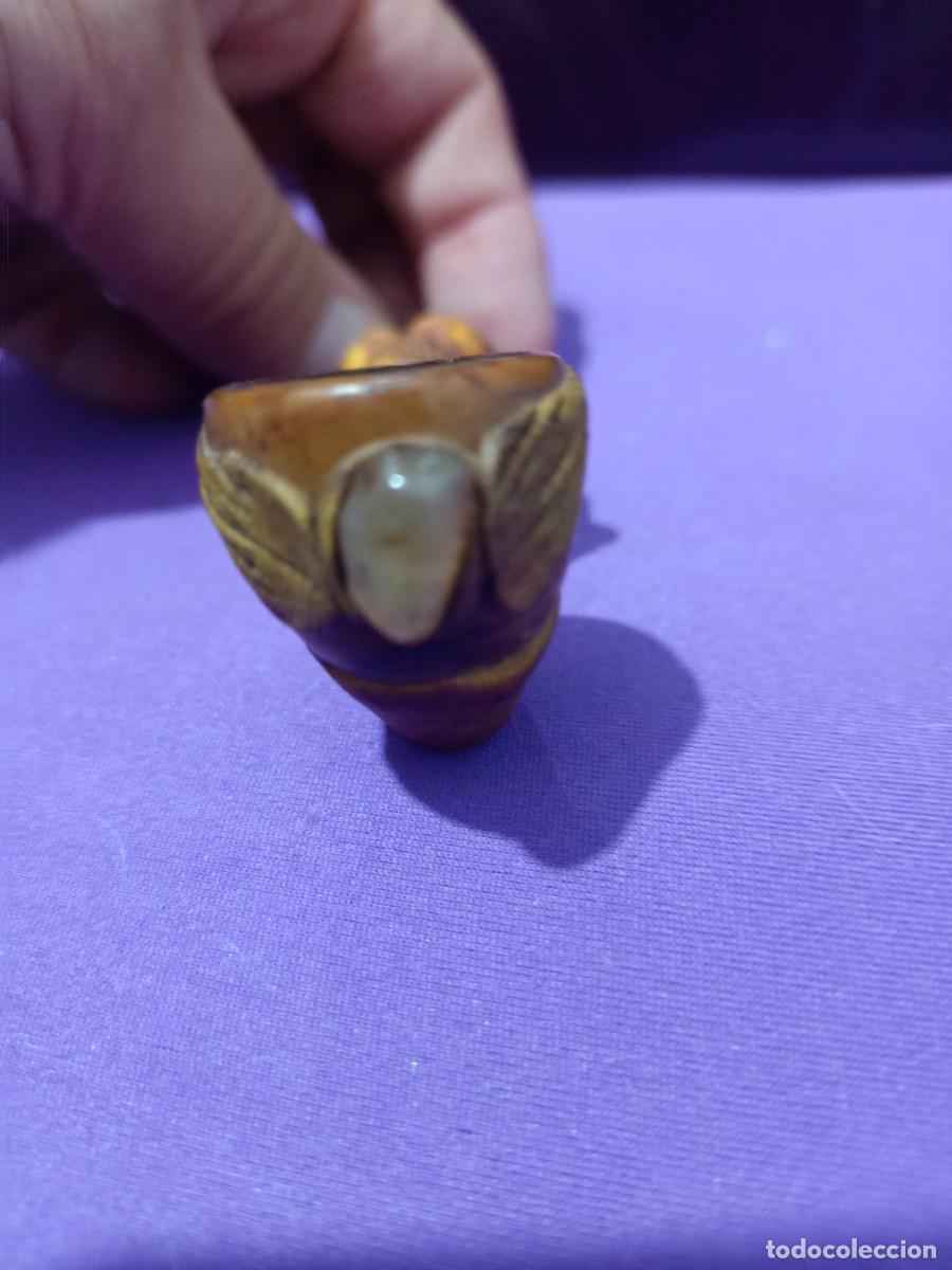 Pipas de fumar: pipa de madera con ojos - Foto 3