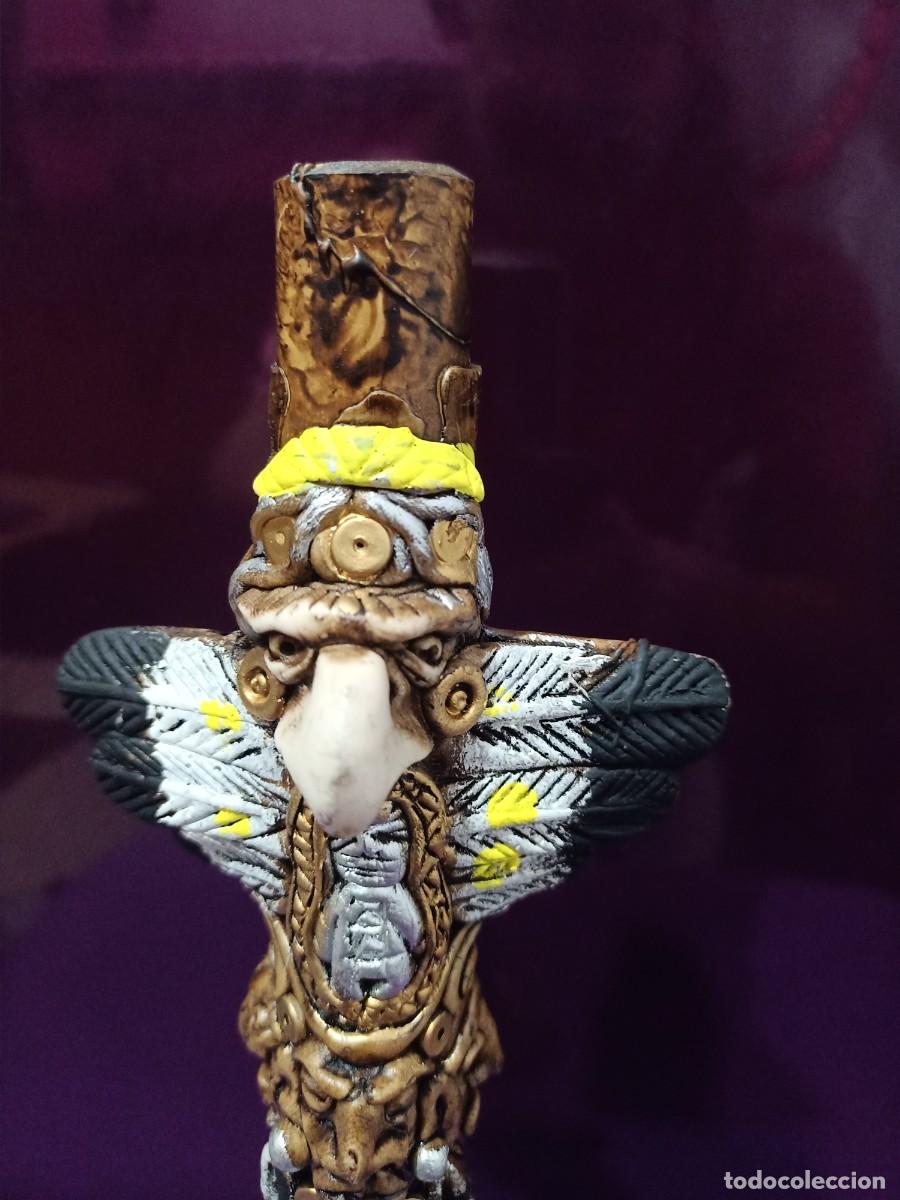Pipas de fumar: pipa en forma de totem indio - Foto 3