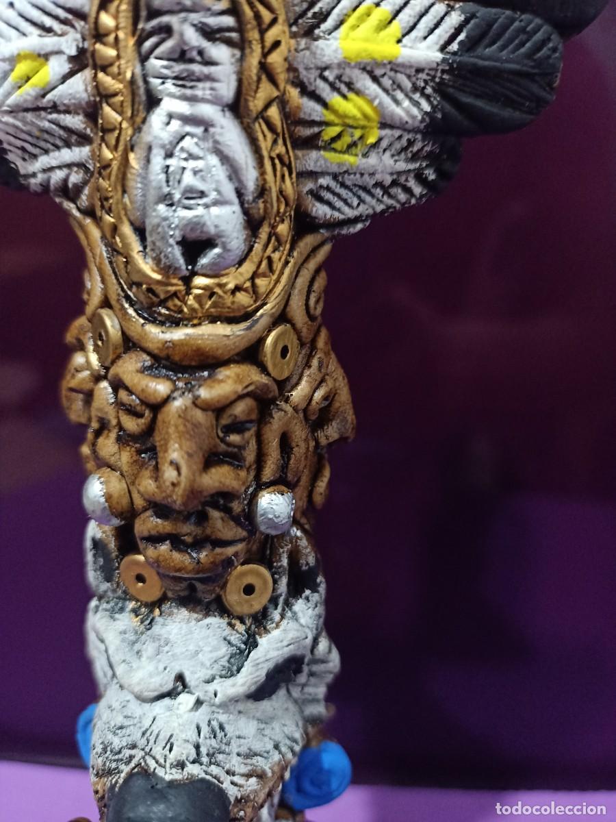 Pipas de fumar: pipa en forma de totem indio - Foto 4