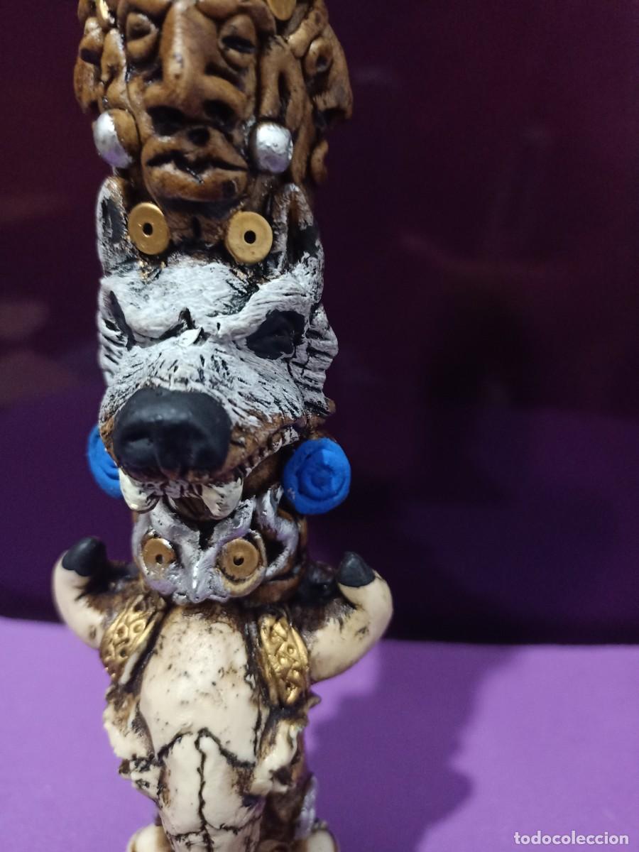 Pipas de fumar: pipa en forma de totem indio - Foto 5