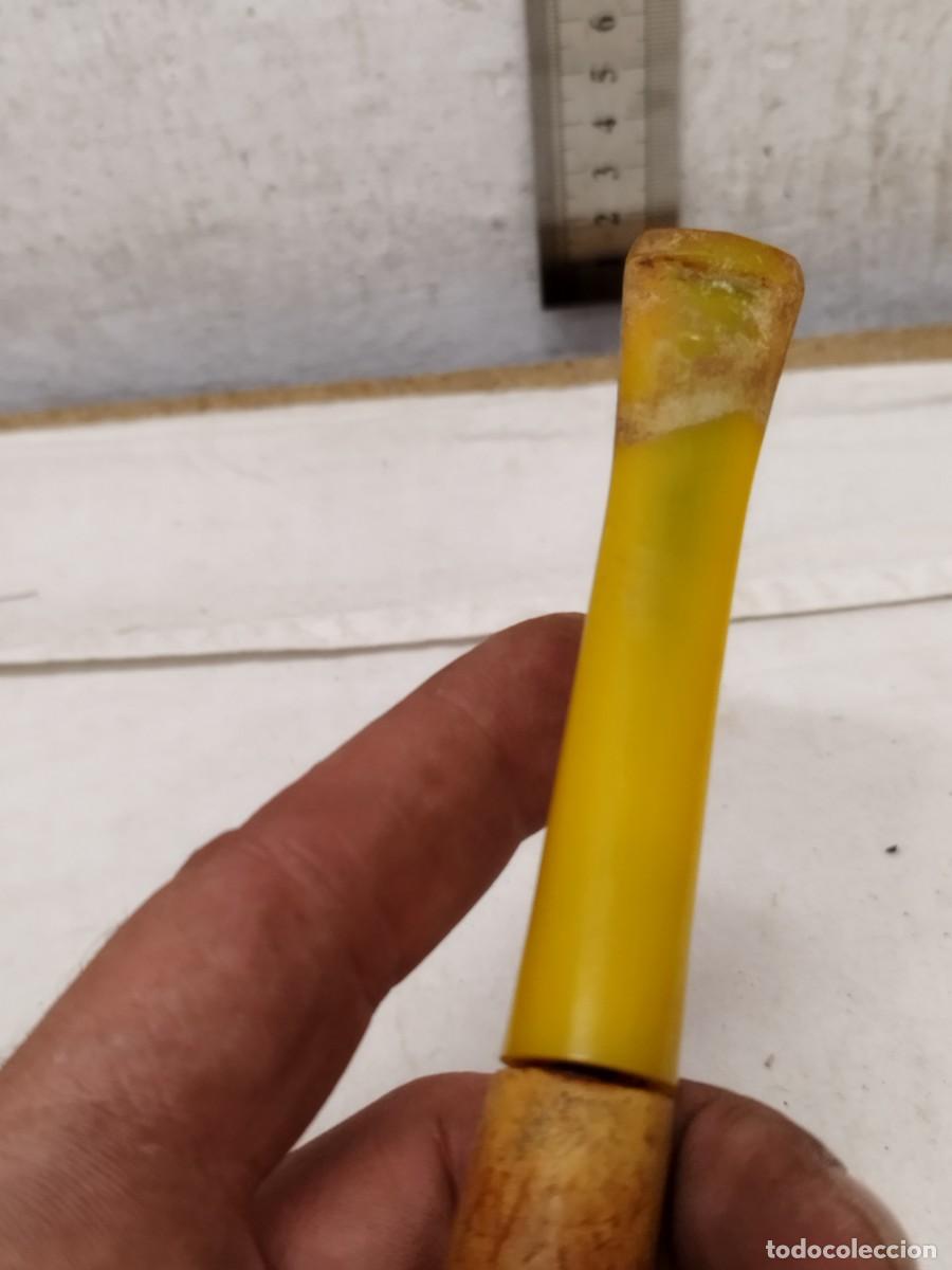 Pipas de fumar: Antigua pipa de fumar tabaco. - Foto 5