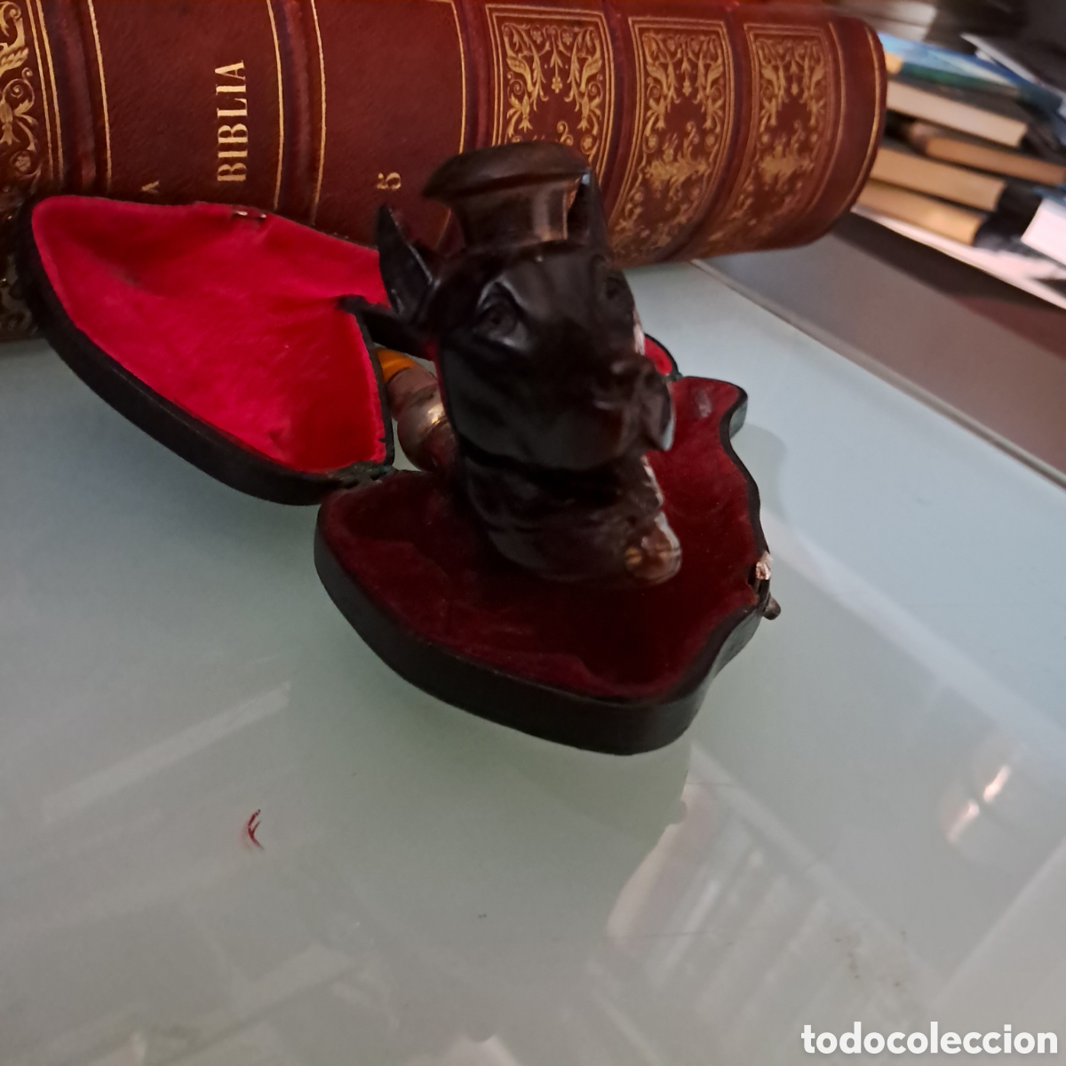 Pipas de fumar: Pipa de fumar con estuche - Foto 3