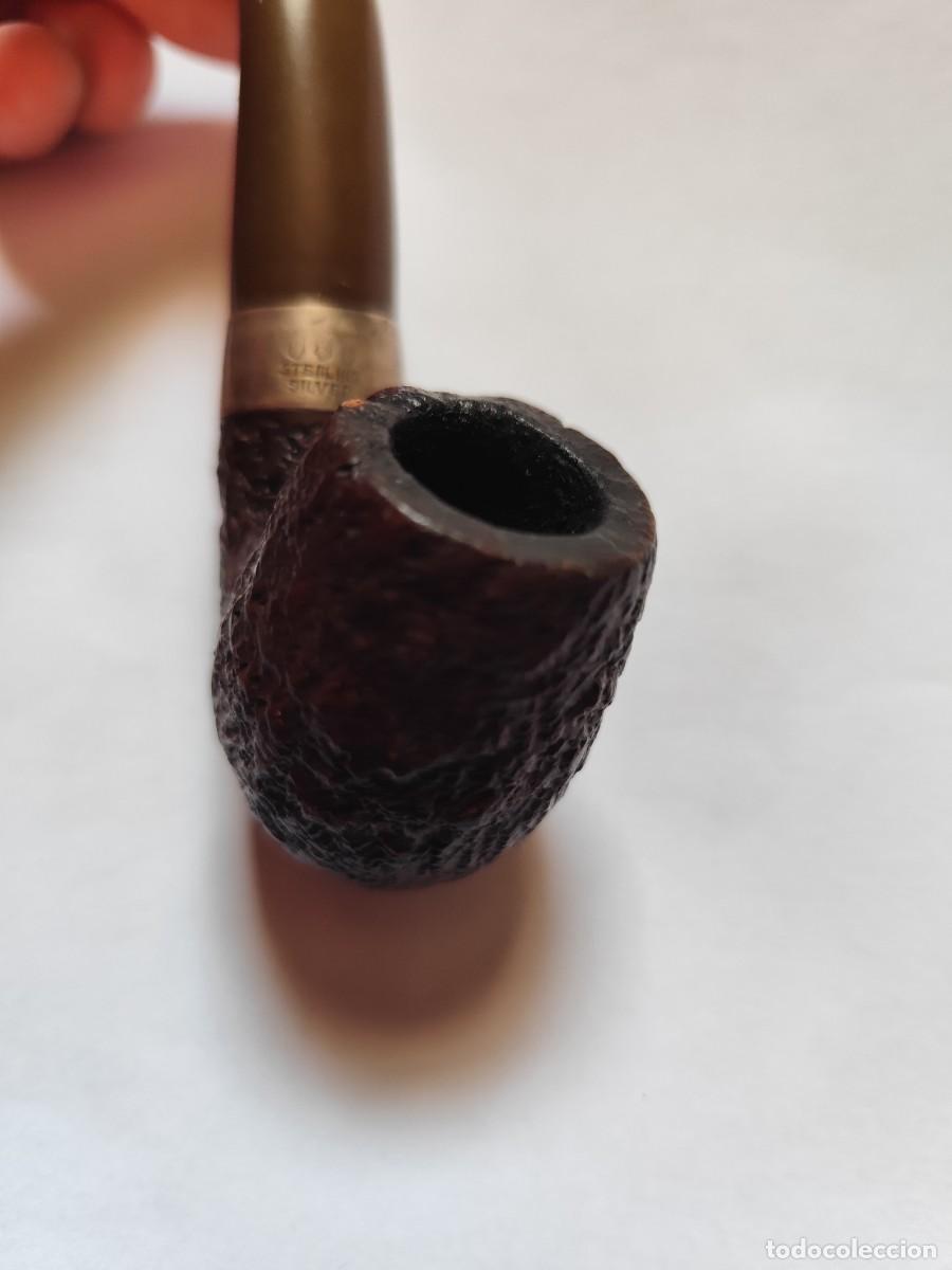 Pipas de fumar: Pipa de fumar con anillo de plata - Foto 2