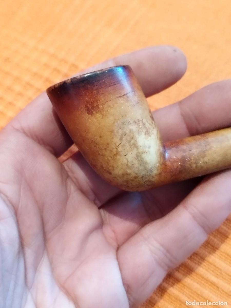 Pipas de fumar: Antigua cazoleta de pipa de fumar tabaco. - Foto 2