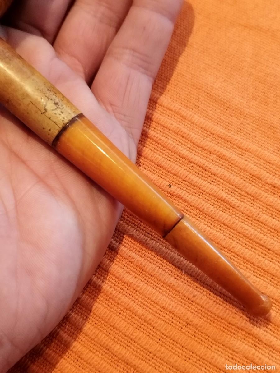 Pipas de fumar: Antigua cazoleta de pipa de fumar tabaco. - Foto 5