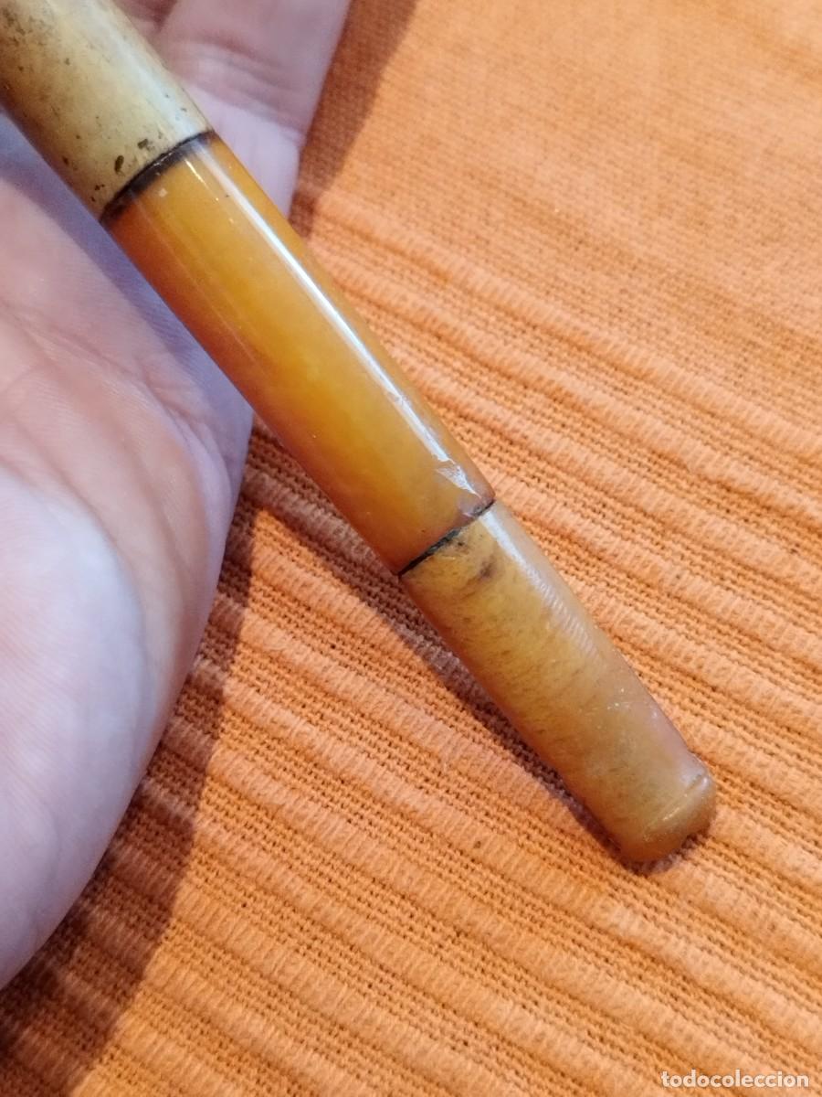 Pipas de fumar: Antigua cazoleta de pipa de fumar tabaco. - Foto 6