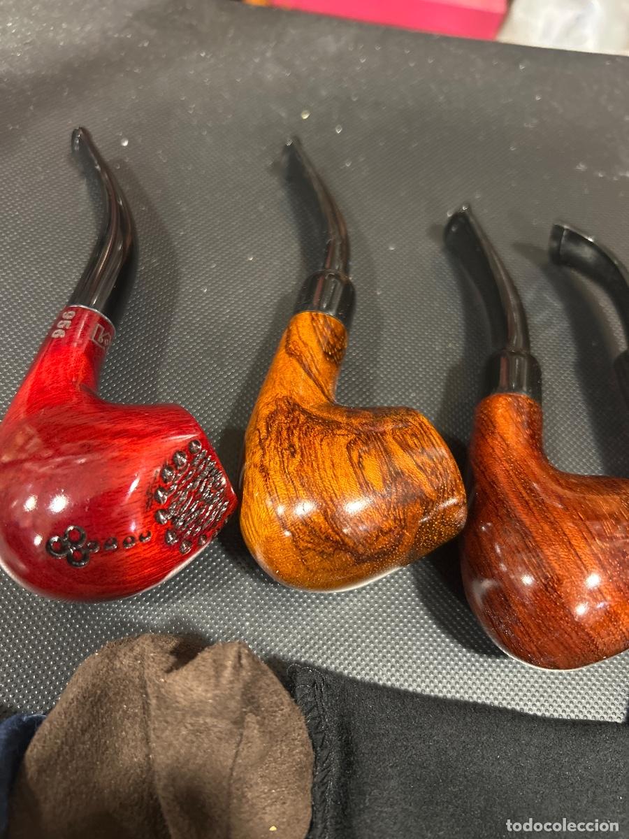 Pipas de fumar: Lote de 5 pipas nuevas - Foto 2