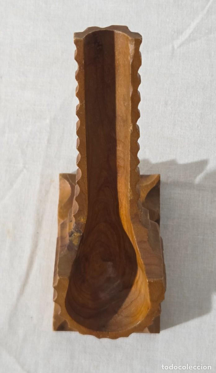 Pipas de fumar: Pipa de fumar de madera con soporte - Foto 15