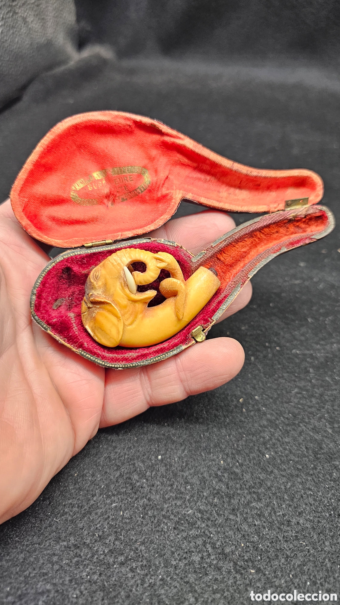 Pipes: Antigua pipa de espuma de m&aacute;r de finales del siglo XIX